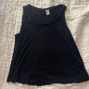 Old Navy Cropped Tank: Black